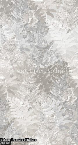 Behang Expresse Treasure of Nature vlies anyagú szürke színű leveles modern, natural poszter