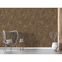   Behang Expresse Treasure of Nature vlies anyagú barna, zöld színű leveles modern, natural poszter