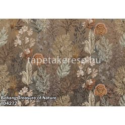   Behang Expresse Treasure of Nature vlies anyagú barna, sárga, beige színű leveles modern, natural poszter