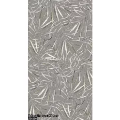   Behang Expresse Treasure of Nature vlies anyagú szürke, barna, beige színű leveles modern, natural poszter