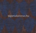 Khroma Terra vlies anyagú barna, kék színű váza modern tapéta