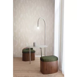   Khroma Terra vlies anyagú beige, fehér színű absztrakt, geometriai modern tapéta