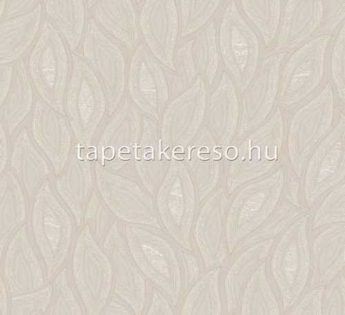 Khroma Terra vlies anyagú barna színű leveles modern tapéta