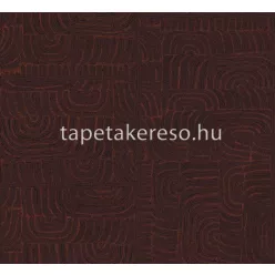   Khroma Terra vlies anyagú barna, rozsdabarna színű absztrakt, geometriai modern tapéta