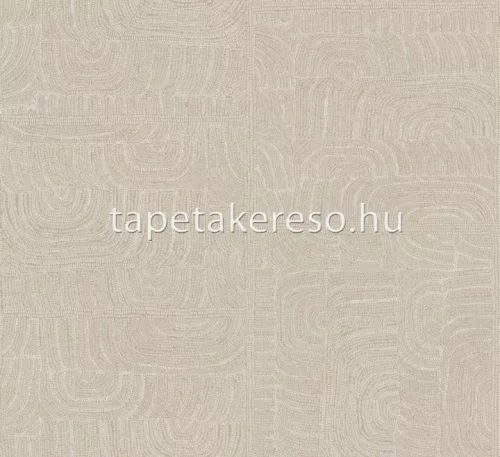 Khroma Terra vlies anyagú barna színű absztrakt, geometriai modern tapéta