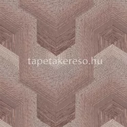   Design ID Exclusive Threads vlies, vinyl anyagú barna színű vonalas, geometriai modern tapéta