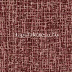  Design ID Exclusive Threads vlies, vinyl anyagú bordó, barna színű egyszínű, szövethatású modern tapéta