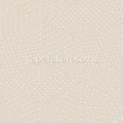   Design ID Exclusive Threads vlies, vinyl anyagú beige színű fonott, geometriai modern tapéta