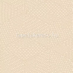   Design ID Exclusive Threads vlies, vinyl anyagú barna színű fonott, geometriai modern tapéta