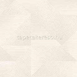   Design ID Exclusive Threads vlies, vinyl anyagú fehér, szürke színű 3d, geometriai modern tapéta