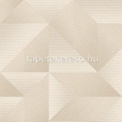   Design ID Exclusive Threads vlies, vinyl anyagú barna színű 3d, geometriai modern tapéta