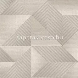   Design ID Exclusive Threads vlies, vinyl anyagú homok színű 3d, geometriai modern tapéta