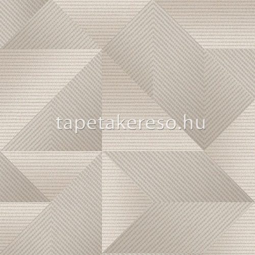 Design ID Exclusive Threads vlies, vinyl anyagú homok színű 3d, geometriai modern tapéta