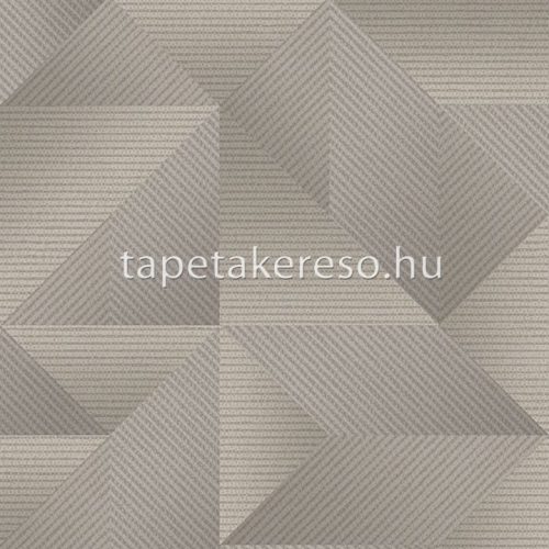 Design ID Exclusive Threads vlies, vinyl anyagú barna színű 3d, geometriai modern tapéta