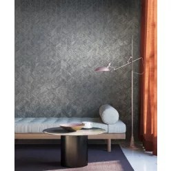   Khroma Tribute vlies anyagú kék, beige színű geometriai modern tapéta