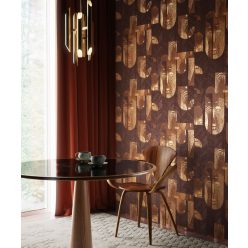   Khroma Tribute vlies anyagú barna, fekete, arany színű etno modern tapéta