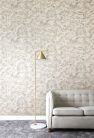 Khroma Tribute vlies anyagú beige, szürke, homok színű fás, épület, életkép modern tapéta