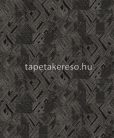 Khroma Tribute vlies anyagú fekete, bronz színű geometriai modern tapéta
