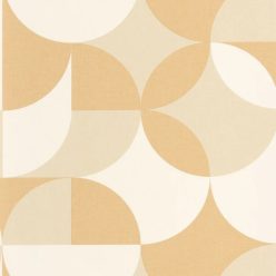   Caselio Twist vlies, vinyl anyagú, beige, barna  színű, geometriai, Modern tapéta
