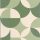 Caselio Twist vlies, vinyl anyagú, beige, zöld színű, geometriai, Modern tapéta