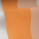 Caselio Twist vlies, vinyl anyagú, fehér, barna, narancssárga színű, csíkos, hullámos, Modern tapéta