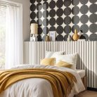 Caselio Twist vlies, vinyl anyagú, beige, fekete színű, csíkos , Modern tapéta