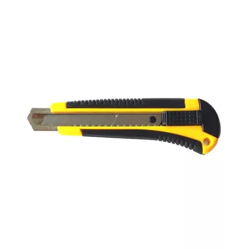 Univerzális vágókés műanyag test gumi fogórész fém sínnel 18mm