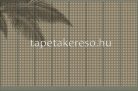 ICH Panorama vlies anyagú zöld színű leveles, geometriai modern tapéta