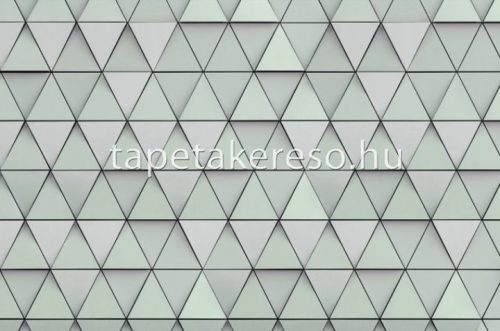 ICH Panorama vlies anyagú zöld, fekete, szürke színű geometriai modern tapéta