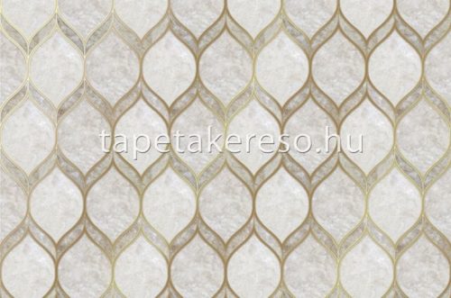 ICH Panorama vlies anyagú barna, beige színű geometriai modern tapéta