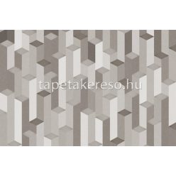   ICH Panorama vlies anyagú szürke színű 3d, geometriai modern tapéta