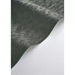   Casadeco Vegetals vlies, vinyl anyagú, zöld színű, geometriai, leveles, Modern tapéta