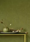 Casadeco Vegetals vlies, vinyl anyagú, zöld színű, geometriai, leveles, Modern tapéta