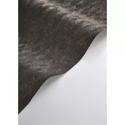   Casadeco Vegetals vlies, vinyl anyagú, szürke színű, geometriai, leveles, Modern tapéta