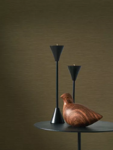 Casadeco Vegetals vlies, vinyl anyagú, barna színű, struktúrált, textílhatású, Modern tapéta