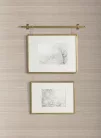 York Magnolia Home by Joanna Gaines növényi szálak, vlies anyagú barna színű szövethatású Romantikus tapéta