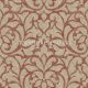 Casadeco Vienne vinyl, vlies anyagú beige, korall színű barokk klasszikus tapéta