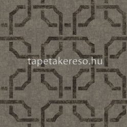   Casadeco Vienne vinyl, vlies anyagú barna színű art deco, geometriai klasszikus tapéta