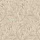 Casadeco Vienne vinyl, vlies anyagú beige, barna színű leveles, textilhatású klasszikus tapéta