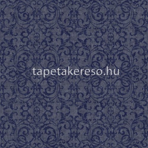 Casadeco Vienne vinyl, vlies anyagú kék színű barokk klasszikus tapéta