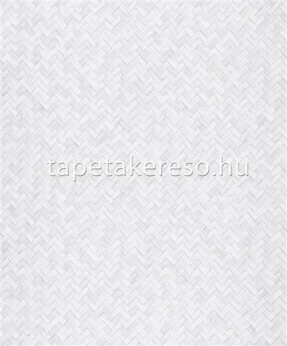 Khroma Wild vlies anyagú fehér, szürke színű chevron, zig-zag modern tapéta