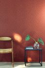 Khroma Wild vlies anyagú terrakotta színű chevron, zig-zag modern tapéta