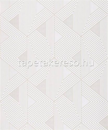 Khroma Wild vlies anyagú fehér, szürke, gyöngyház színű geometriai modern tapéta