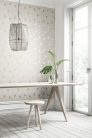Khroma Wild vlies anyagú fehér, szürke, gyöngyház színű geometriai modern tapéta