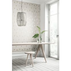   Khroma Wild vlies anyagú fehér, szürke, gyöngyház színű geometriai modern tapéta