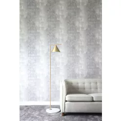   Khroma Wild vlies anyagú szürke, fehér színű geometriai modern tapéta