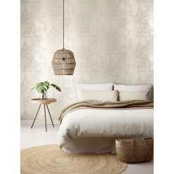   Khroma Wild vlies anyagú fehér, beige színű geometriai modern tapéta