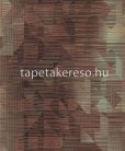 Khroma Wild vlies anyagú türkiz, barna, rozsdabarna színű geometriai modern tapéta