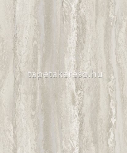 Prestige Wall For II vlies anyagú fehér, szürke, ezüst, fémes színű márványos, foltos modern tapéta