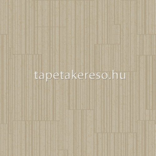 Prestige Wall For II vlies anyagú beige, fehér, csillámos, arany színű vonalas modern tapéta